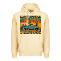 Pina Colada farm animals truck Premium Hoodie - Jasminsmagicworld