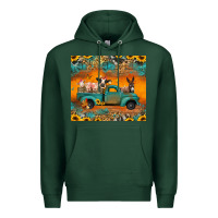 Sports Green farm animals truck Premium Hoodie - Jasminsmagicworld