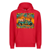 Red farm animals truck Premium Hoodie - Jasminsmagicworld