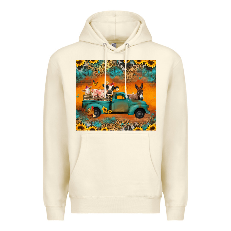 Farm Animals Truck Premium Hoodie by Jasminsmagicworld | Teevron