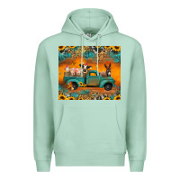 Seafoam farm animals truck Premium Hoodie - Jasminsmagicworld