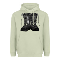 Matcha soldier boots Heavyweight Hoodie - RanaPortraitStore