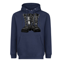 Navy soldier boots Heavyweight Hoodie - RanaPortraitStore