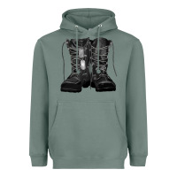 Sage soldier boots Heavyweight Hoodie - RanaPortraitStore