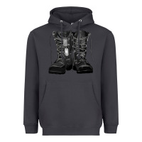 Smoke soldier boots Heavyweight Hoodie - RanaPortraitStore