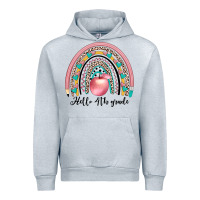 Heather Grey hello 4th grade Urban Hoodie - JahusDesignShop