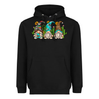 Black cactus gnomes Heavyweight Hoodie - Zillion Design Studio