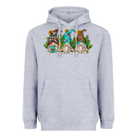 Heather Grey cactus gnomes Heavyweight Hoodie - Zillion Design Studio