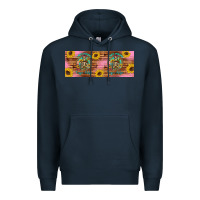 Navy i hate everyone but coffee helps western skeleton coffee mug 11 oz Premium Hoodie - Artiststas