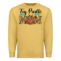 Antique Gold western toy poodle mom Premium Sweatshirt - RanaPortraitStore