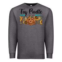 Charcoal Heather western toy poodle mom Premium Sweatshirt - RanaPortraitStore