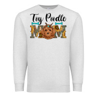Oatmeal Heather western toy poodle mom Premium Sweatshirt - RanaPortraitStore