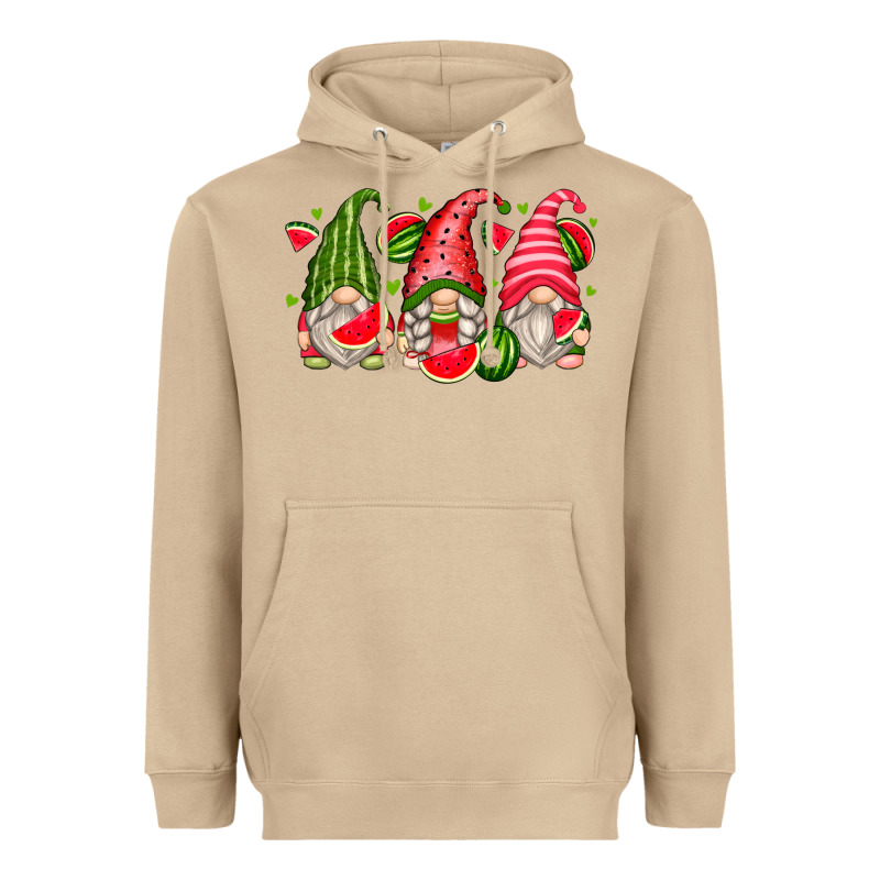 Watermelon Gnomes Heavyweight Hoodie by Zillion Design Studio | Teevron