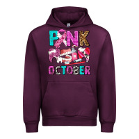 Mauve Wine pink october Urban Hoodie - AdoDesignShop