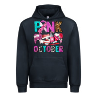 Navy pink october Urban Hoodie - AdoDesignShop
