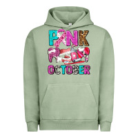 Pigment Oil Green pink october Urban Hoodie - AdoDesignShop