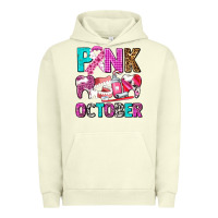 Pigment Pistachio pink october Urban Hoodie - AdoDesignShop