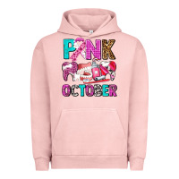 Pigment Salmon pink october Urban Hoodie - AdoDesignShop