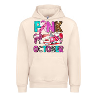Sandshell pink october Urban Hoodie - AdoDesignShop