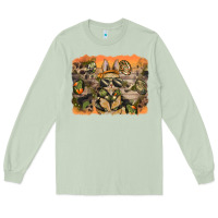 Matcha camouflage bunny background Long Sleeve Tee - BarkalooDesign
