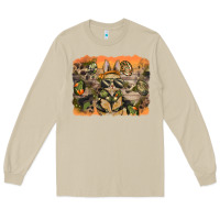 Mushroom camouflage bunny background Long Sleeve Tee - BarkalooDesign