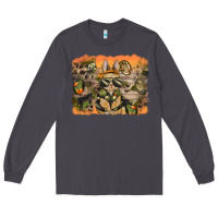 Smoke camouflage bunny background Long Sleeve Tee - BarkalooDesign