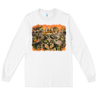 White camouflage bunny background Long Sleeve Tee - BarkalooDesign