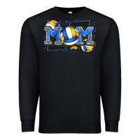 Black mom volleyball Premium Sweatshirt - Zillion Design Studio