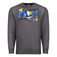 Charcoal Heather mom volleyball Premium Sweatshirt - Zillion Design Studio