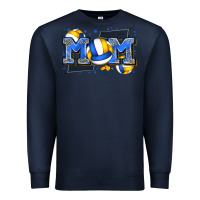 Navy mom volleyball Premium Sweatshirt - Zillion Design Studio