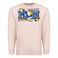 Pale Pink mom volleyball Premium Sweatshirt - Zillion Design Studio