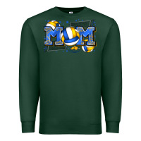 Sports Green mom volleyball Premium Sweatshirt - Zillion Design Studio