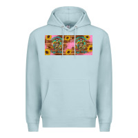 Blue Mist i hate everyone but coffee helps western skeleton coffee mug 15 oz Premium Hoodie - Artiststas