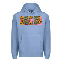 Colony Blue i hate everyone but coffee helps western skeleton coffee mug 15 oz Premium Hoodie - Artiststas