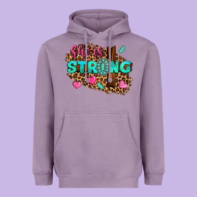 Heavyweight Hoodie she is strong