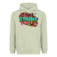 Matcha she is strong Heavyweight Hoodie - texasbilliewilder