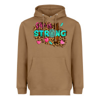 Toasted Coconut she is strong Heavyweight Hoodie - texasbilliewilder