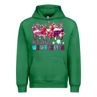 Emerald in october we wear pink cancer ribbon with teeth Urban Hoodie - AdoDesignShop
