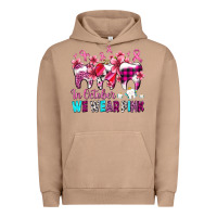 Pigment Burro in october we wear pink cancer ribbon with teeth Urban Hoodie - AdoDesignShop