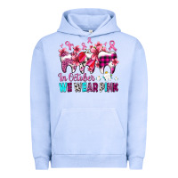 Pigment Grape Ice in october we wear pink cancer ribbon with teeth Urban Hoodie - AdoDesignShop