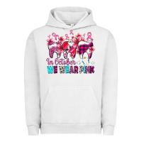Pigment Lunar Rock in october we wear pink cancer ribbon with teeth Urban Hoodie - AdoDesignShop