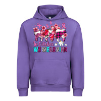 Tulip in october we wear pink cancer ribbon with teeth Urban Hoodie - AdoDesignShop