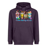 Plum some bunny needs easter coffee cups Heavyweight Hoodie - texasbilliewilder