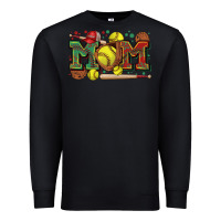 Black mom softball Premium Sweatshirt - Zillion Design Studio