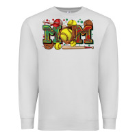 Dove Grey mom softball Premium Sweatshirt - Zillion Design Studio