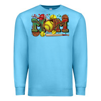 Ocean Blue mom softball Premium Sweatshirt - Zillion Design Studio