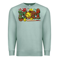 Seafoam mom softball Premium Sweatshirt - Zillion Design Studio