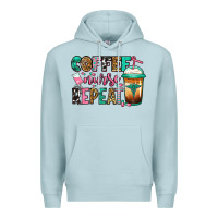 Blue Mist nurse coffee repeat Premium Hoodie - Jasminsmagicworld