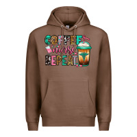 Chestnut nurse coffee repeat Premium Hoodie - Jasminsmagicworld