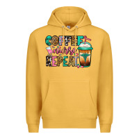 Mustard nurse coffee repeat Premium Hoodie - Jasminsmagicworld